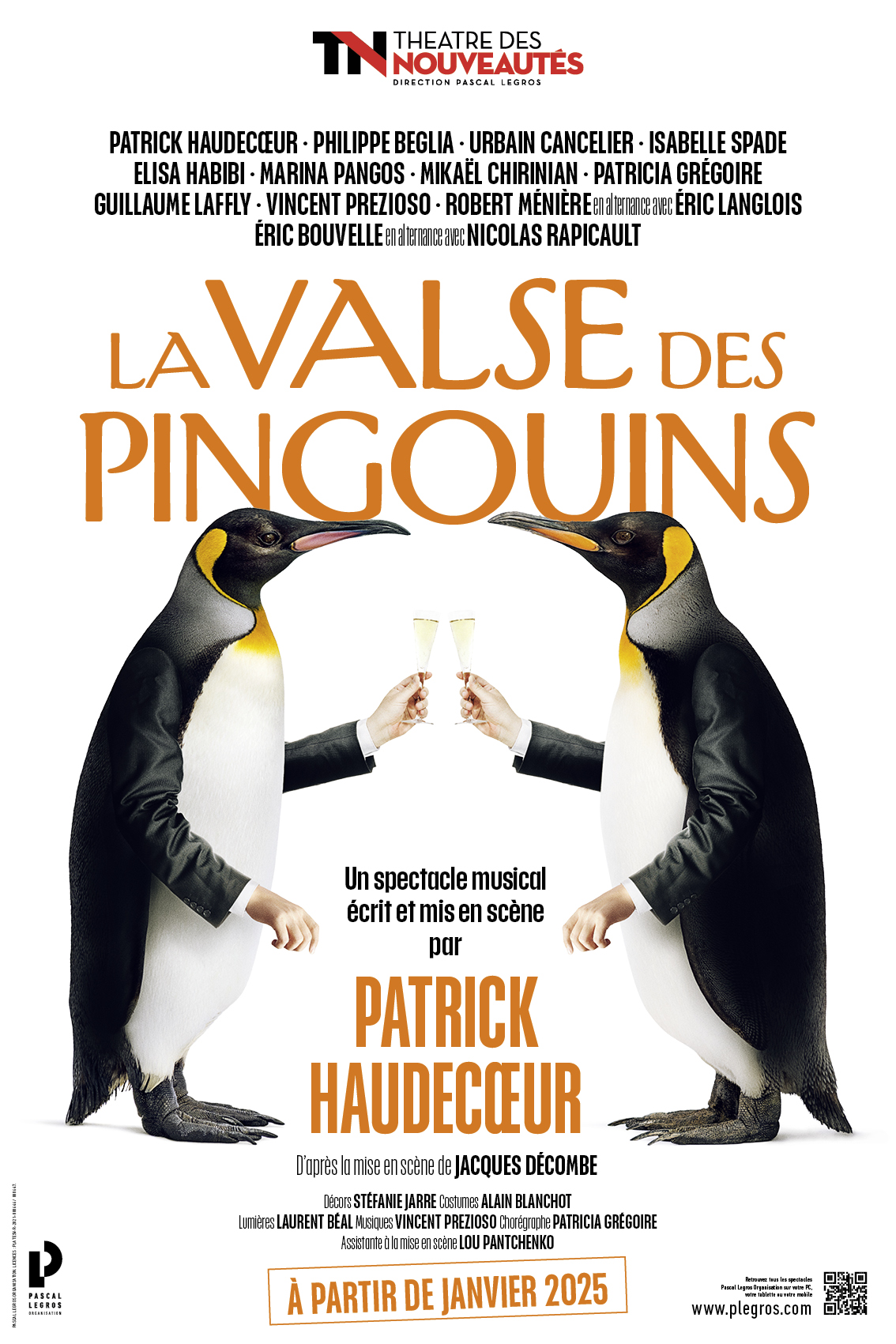 Affiche provisoire spectacle La Valse des pingouins