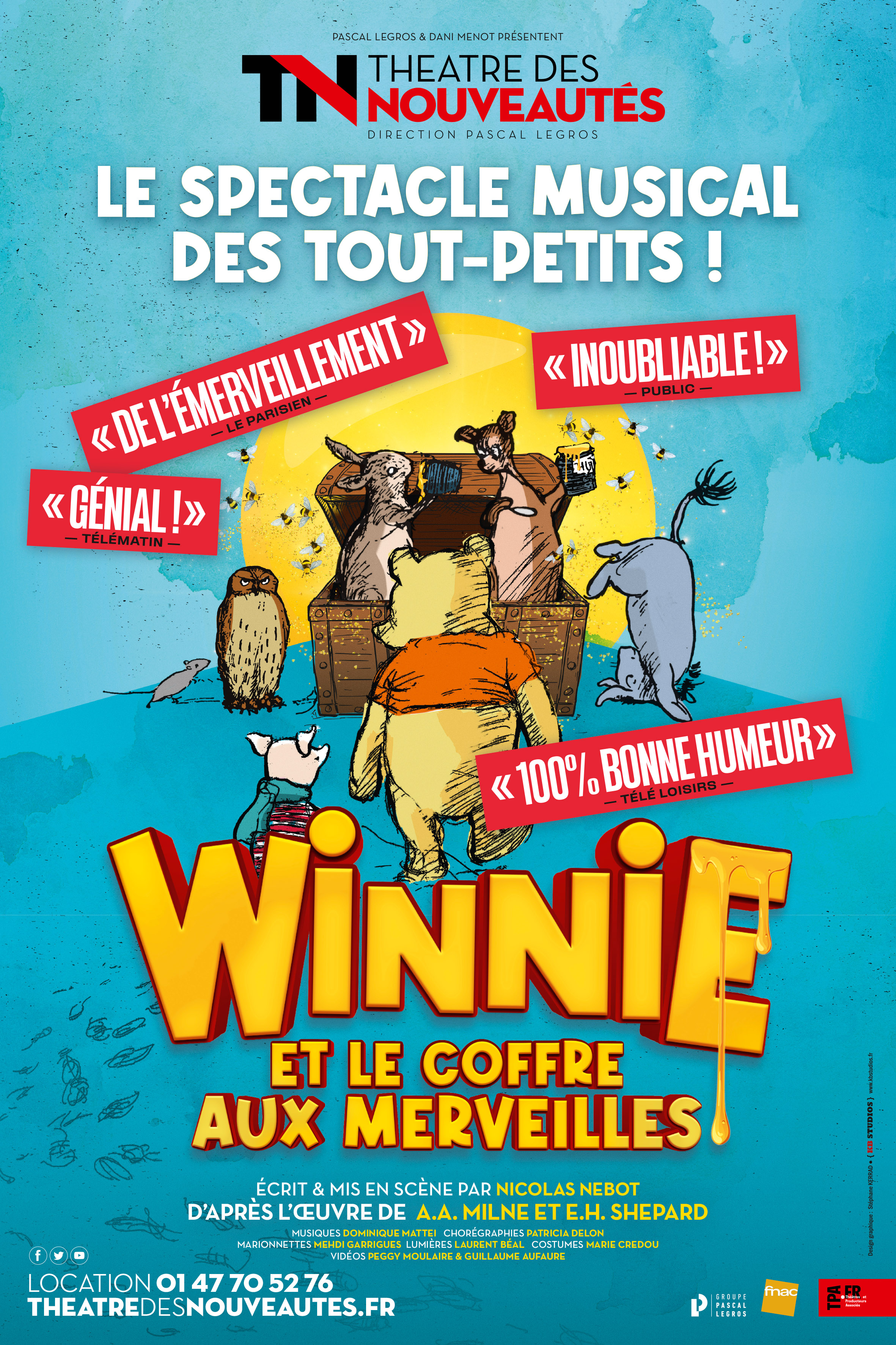 Affiche spectacle Winnie - TDN